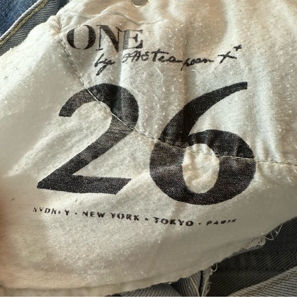 ONE By One Teaspoon Awesome Baggies Distressed Boyfriend Denim Jeans Size 26 - Picture 12 of 16